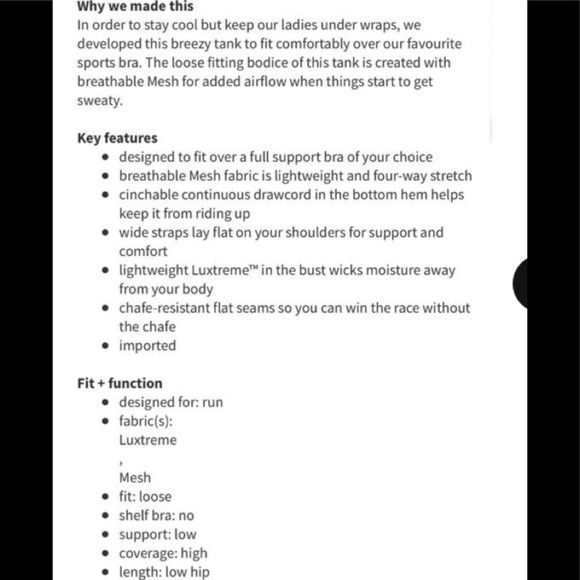 Lululemon Run: Tame Me Tank striped top - Picture 16 of 16